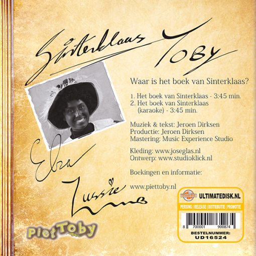 Piet Toby - Waar is het boek van Sinterklaas (Back)