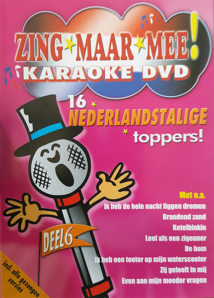 Betekenisvol zacht Onderdrukker Zing maar mee - Karaoke DVD - Deel 6 - UltimateDisk