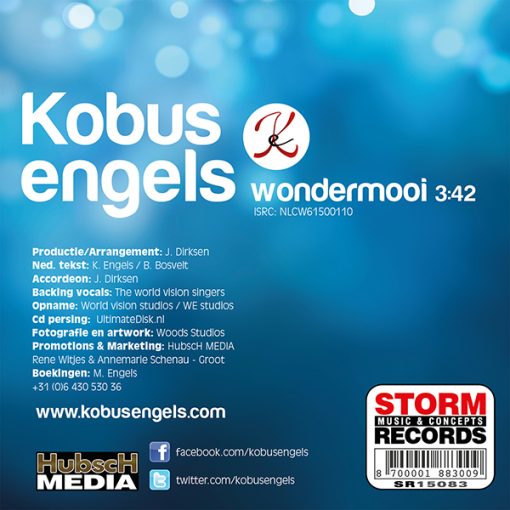 Kobus Engels - Wondermooi (Back)