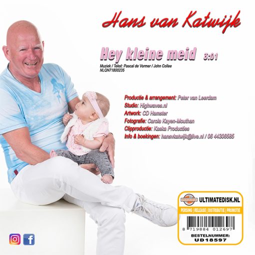 Hans van Katwijk - Hey kleine meid (Back)