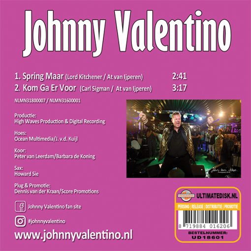 Johnny Valentino - Spring maar (Back)