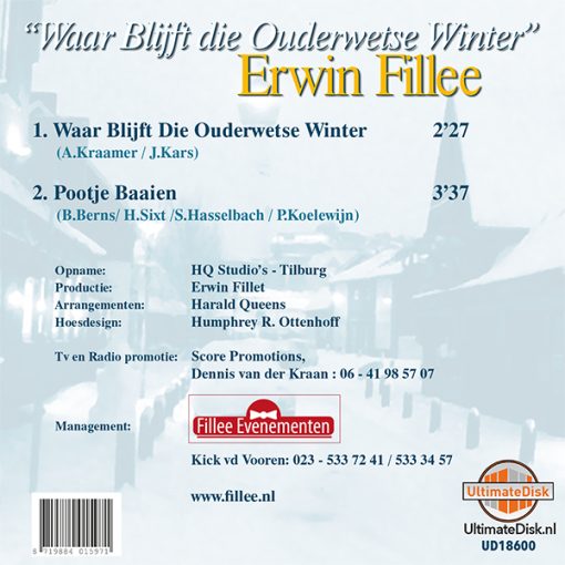 Erwin Fillee - Waar blijft die ouderwetse winter (Back)