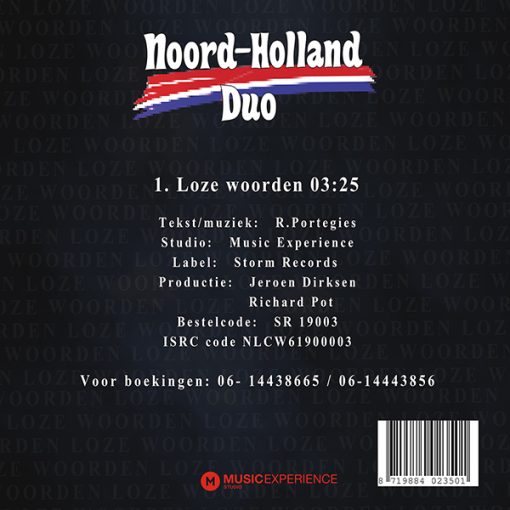 Noord-Holland Duo - Loze woorden (Back)