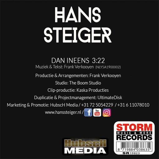 Hans Steiger - Dan Ineens (Back)