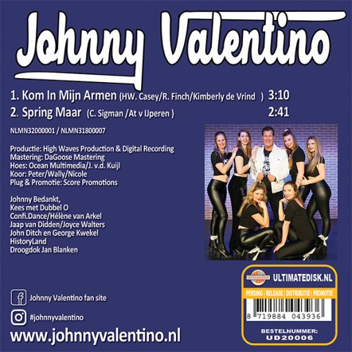 Johnny Valentino - Kom in mijn armen (Back)