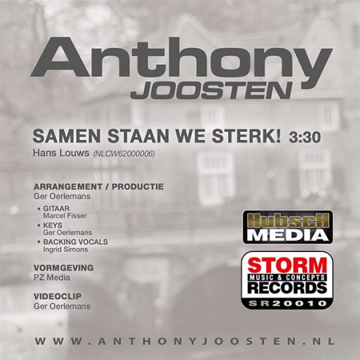 Anthony Joosten - Samen staan we sterk (Back)