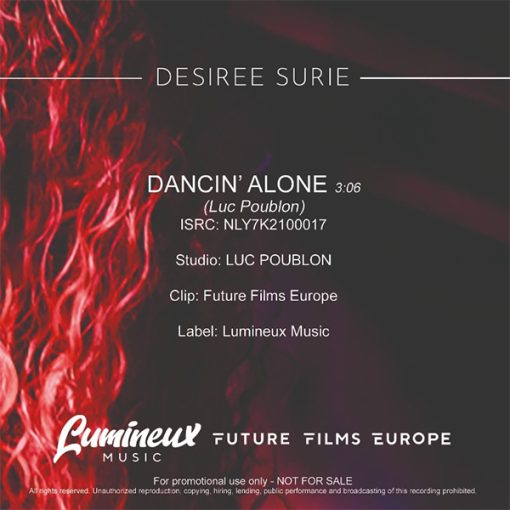 Desiree Surie - Dancin' Alone (Back)